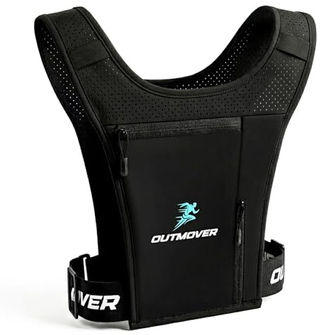 Running Vest for Women and Men with Phone Holder - Lightweight and Adjustable Fit Women Running Vest with Multi Pocket Storage - Hydration Vest for Running, Cycling, Marathon and Hiking (1, S)