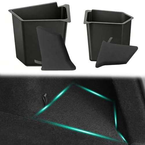 NBYTLT 2 Pcs Trunk Side Organizer Storage Box