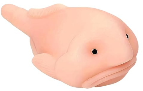 CHISHAYA Dehnbarer Blobfisch als Stressspielzeug gegen Angstzustände EIN lustiges sensorisches für Erwachsene Hübsche Schreibtischdeko Geschenkidee für Knetball Hände Therapie (Rose Gold, One Size)