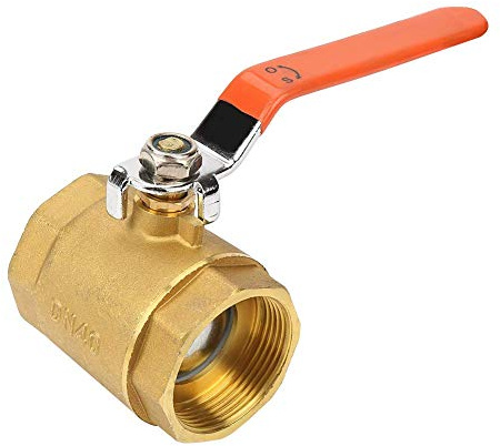 Messing Kugelhahn DN40 1-1 / 2inch Absperr Kugelhähne mit Innengewinde 1.6MPa Wasserluftventile