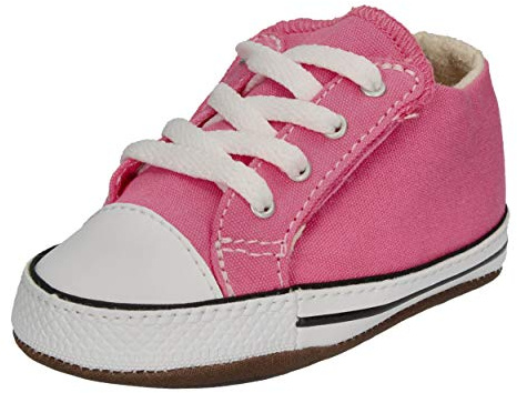 Converse Baby - Mädchen Chuck Taylor All Star Cribster Sneaker, Pink Natural Ivory White, 19 EU