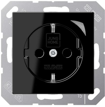JUNG HOME Smart Steckdose Energy mit Strommessung Sprach- und Appsteuerung Kompatibel mit Alexa Steuerung über Bluetooth Serie A