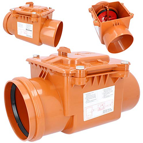 PEŠTAN Clapet Anti-Retour Ø DN 200 Orange