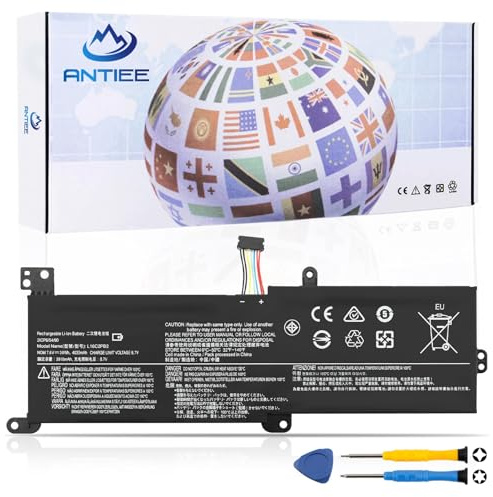 ANTIEE L16C2PB2 Laptop Batería para Lenovo IdeaPad 320-14AST 320-14IAP | 320-14IKB 320-14ISK 320-15ABR 320-15AST 320-15IAP Series L16L2PB2 L16L2PB1 L16S2PB1 L16C2PB1 7.6V 30Wh 4030mAh