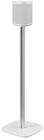 Mountson Floor Stand for Sonos One, SL & Play:1 (Single Pack, White)