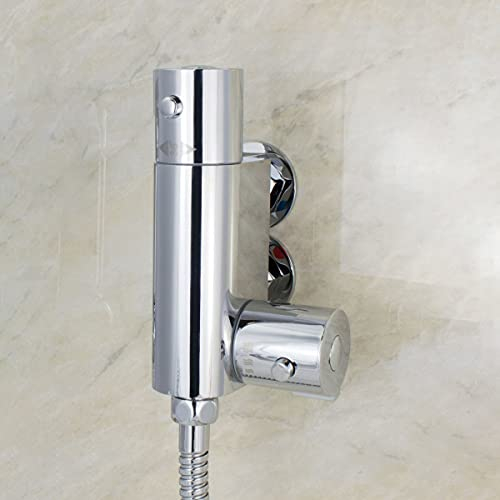 NESHOME Mini Thermostatic Bar Shower Valve Round 1/2 TOP Outlet
