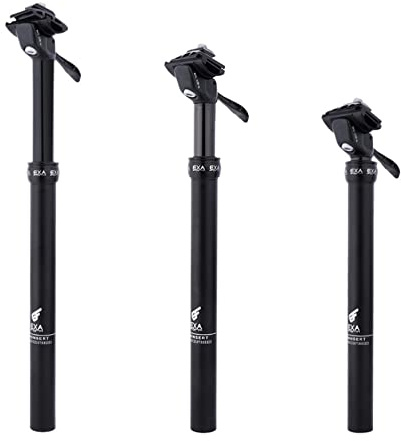 EXA Form Hydraulische Dropper Sattelstütze, 27,2 mm/30,9 mm/31,6 mm, kabellos, 100 mm/120 mm/125 mm/150 mm, Reise-Tropfstange für MTB/E-Bike/Rennrad