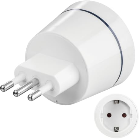 Hama Reiseadapter Typ L 3-polig, für Italien