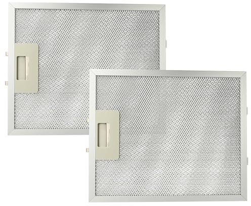 vhbw 2x Filter Metallfettfilter kompatibel mit Juno JDK 8340 E Dunstabzugshaube - 27,7 x 23 x 0,9 cm, Metall