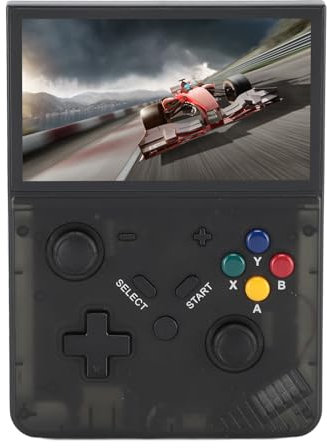 Handheld-Spielekonsole mit 4,3-Zoll-IPS-Bildschirm, 25 Klassische Simulatoren, über 20.000 Retro-Spiele, mit Kleiner Speicherkarte, für -, PS1- und N64-Emulatoren (64GB)