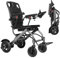 Fauteuil Roulant Electrique Pliable Ultra Leger 13.8kg Cadre en Aluminium Fauteuil Roulant Electrique pour Adultes Seniors Siege 41cm Supporte 100kg