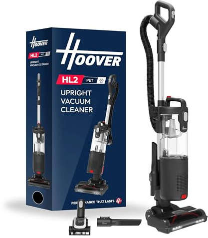 Hoover Lift Portable HL2 Pets Upright Vacuum Cleaner - 850w Turbo Style with 2.5L Bin - Lightweight, High Performance with Anti Twist Hair Wrap and Pet tool [HL210PTT]