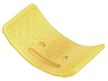 Generic Tavola da Allenamento per l'equilibrio, Tavola a Dondolo a 45 Gradi, per i più Piccoli (YELLOW)