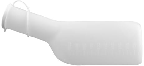 KOCKSHION 1000ml Plastic Chamber Bottle Urinal Pot for Elderly and Bedridden Patients with Large Capacity and Portable Design Suitable for Camping and Hospital Use