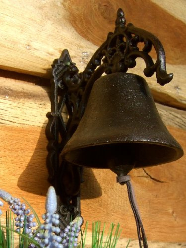 Antikas - Glocke, hübsche Türglocke historisches Modell Kleene Gartenglocke m hellem Klang
