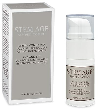Crema Contorno Occhi Idratante Donna - Stem Age Roe - Correttore Occhiaie Massima Efficacia - Rimpolpante Labbra - Crema Borse e Occhiaie - Contorno Occhi e Labbra – 15ml