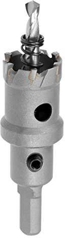 sourcing map Scie Cloche Carbure Trépan Scie à Trou 25mm pour 5mm Acier Inox Feuille Métal