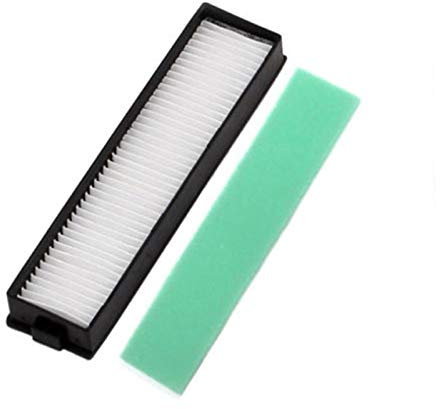 SHEAWA Spazzola principale, panno mocio, spazzola laterale per LG Hom Bot VR6270LVM VR65710 VR6260LVM serie Robot Detergenti (1 PC x filtro+1PC spugna)