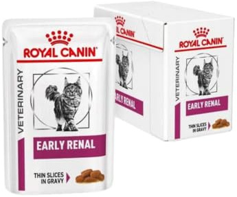 Royal Canin Veterinary Early Renal | 12 x 85 g | Diät-Alleinfuttermittel für Katzen | Mit EPA & DHA