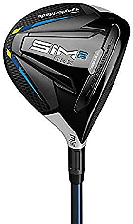 TaylorMade Golf SIM 2 MAX Steel Fairway Mens Right Hand Graphite Regular 5 Wood