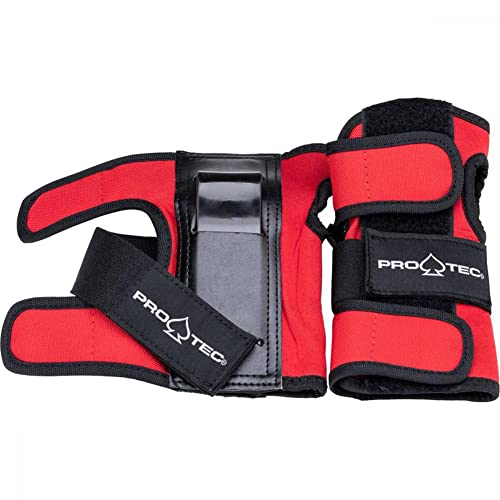 Pro-Tec Ellbogen-Pads, Erwachsene, Unisex, Rot/Weiß/Schwarz (Mehrfarbig), Einheitsgröße