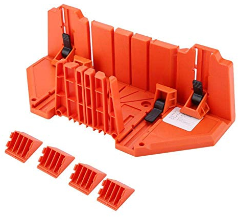 Boîte à onglets de serrage mitre block outil de matériel de boîte à onglets en plastique antidérapant pour coupe d'angle pour baies vitrées mitre box Boîtes à onglets