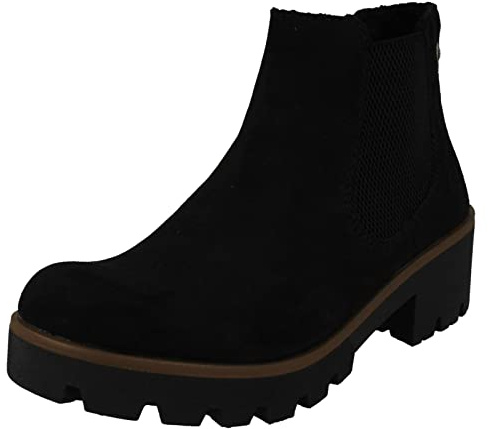 Rieker Acorn II Womens Chelsea Boots 42 Medium Noir