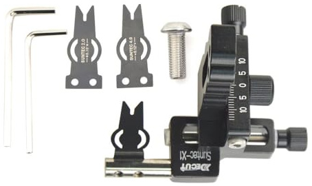 SHARROW Bogenschießen Compoundbogen Pfeilauflage Drop-Away Launcher Pfeilauflage mit 3 Federstahlplatten Wettkampf-Compoundbogen-Zubehör für die Linke und rechte Hand