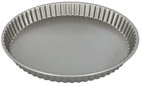 Birkmann, Baker’s Best Quiche- & Tarteform, Anthrazit, Ø 30 cm, Karbonstahl, gewellter Rand, Antihaftbeschichtung, PFOA-frei, Made in Germany, 886278