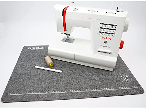 Phönix Unterlage für Nähmaschinen und Overlock Rutsch geräusch und Vibrations Reduzierung Matte 60 x 45 cm