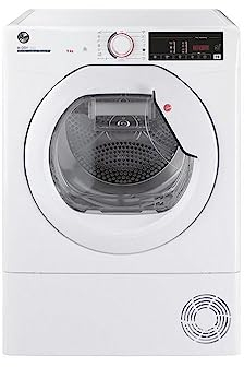 Hoover HLEC9TE 9kg Condenser Tumble Dryer - White, (Pack Of 1)