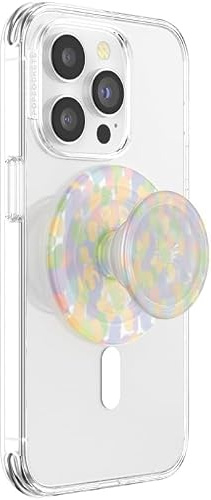 PopSockets Handy-Grip für MagSafe, Magnetischer Halter, Handyständer, Cute - Rainbow Glass