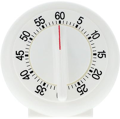PHENOFICE Timer Meccanico Manuale Per Cucina Cottura Al Forno E Vapore Temporizzatore A Carica Facile Da Usare