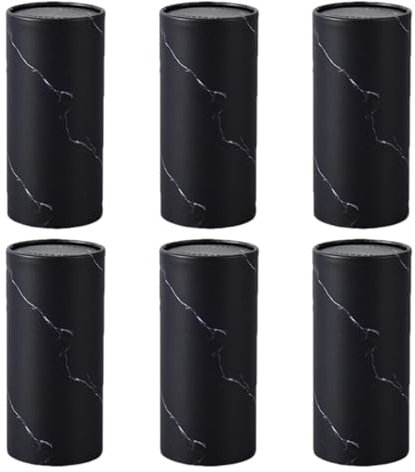 Cajas de pañuelos redondas para coche, soporte de pañuelos faciales para portavasos de vehículo, dispensador de pañuelos cilíndrico de tamaño de viaje, 6 botes/300 pañuelos, diseño compacto para