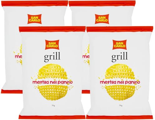 4X San Carlo Grill Patatine Croccanti Senza Glutine (Gluten Free) 70g