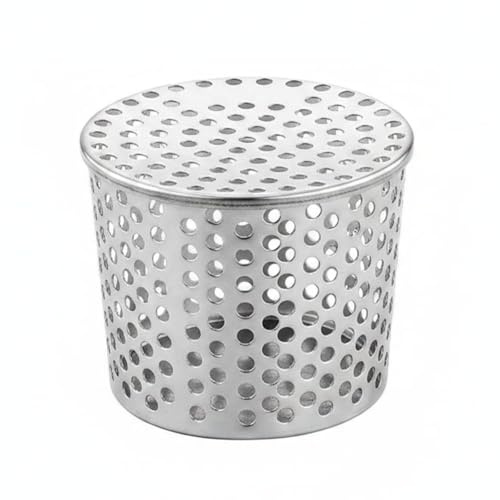 TAIZhiChen Grille de Drain en Acier Inoxydable, Grille Anti-Rongeur Résistant, Filtre Gouttière Anti-Obstruction, Filtre Tuyau pour Balcon, Terrasse et Surface de Toit, 100mm Conique 304 Acier