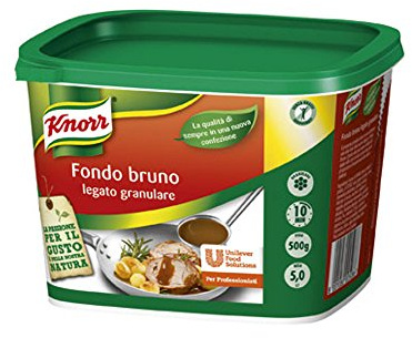 Knorr Fondo Bruno Legato Granulare Secchiello Da 500 Grammi