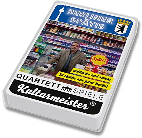 Berliner Spätis: Das Quartett-Spiel mit 32 Spätverkaufsstellen in Berlin - Spielspaß garantiert!