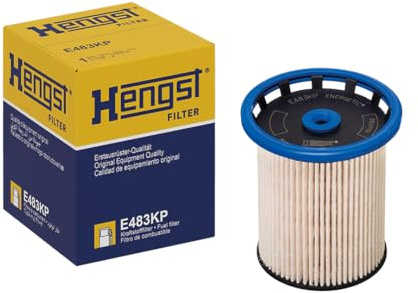 HENGST - E483KP - Kraftstoff-Filtereinsatz für KFZ | Entfernt Staub und Schmutz - Schützt den Motor und das Einspritzsystem