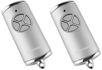 2x Hörmann HSE4 BS Silber 4-Befehl Handsender BiSecur 868 MHz