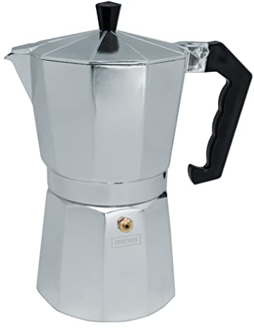 Nerthus FIH 835 Macchina da caffè a induzione 9 tazze, Caffettiera Italiana classica