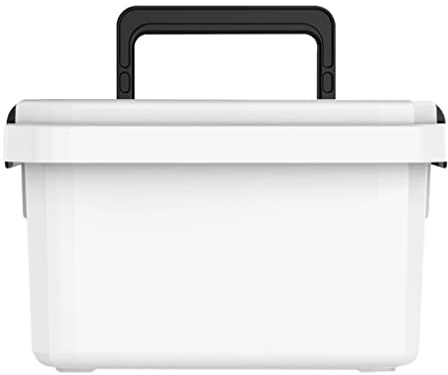 TOPBATHY Tragbare Medikamentenbox Aus Kunststoff Medikamentenaufbewahrungsbox Mit Mehreren Gitterschichten Robuste Erste-hilfe-ausrüstung Für Hause Büro Reisen Geeignet Für Tabletten Fläsch