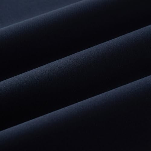 Wooqu Buchtuch, Stoffoberfläche und Papierrückseite, einfach zu bedienen, stark, 43,2 x 73,7 cm, zum Buchbinden, Mitternachtsblau