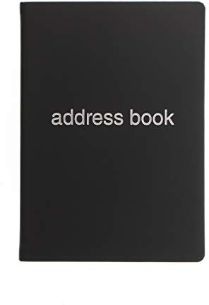 Letts of London Dazzle Adressbuch, A5, Schwarz