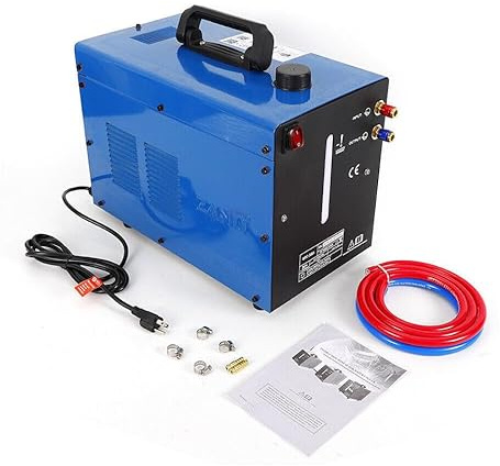 Wasserkühler, 10L Schweißmaschine, 370W Profi Kühler, Wassergekühlter Kühler mit 10 Liter, Professionelle Industrie Kühler Schweißer (Blau)