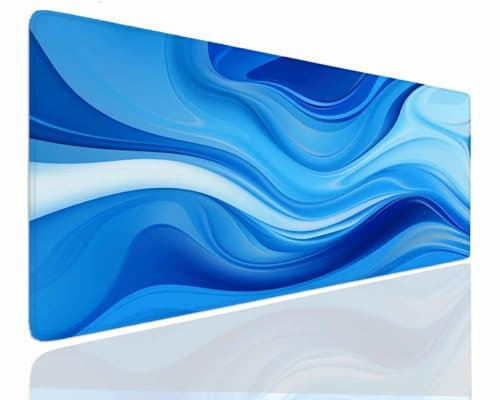 Tapis de Souris XXL 1600x800x4mm Grand Tapis de Bureau Tapis de Souris Gamer Tapis Bureau Gaming Antidérapant Résistant à l'eau, Tapis Souris XXL Mouse Pad Mat Retro sous-Mainm, Clavier Souris J-884
