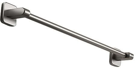 Mikikit Toallero Adhesivo de Pared 50Cm Toallero Resistente de Metal sin Taladros para Baño y Cocina Capacidad de Carga Alta Color Gris