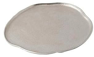 Plateau de Service Multifonctionnel Lake Matte Silver Light Luxury Aluminium Tray Living Range Rangement Tray Hotel Restauration Service de Repas Assiette de Service Made in China