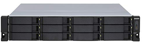 QNAP TL-R1200S-RP Boîtier de disques de Stockage Boîtier Disque Dur/SSD Noir, Gris 2.5/3.5