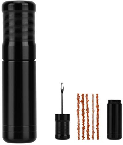 Oumers Tubeless Bike Reifen Reparatur Tool Kit, Bike Reifen Punctures mit Speck Streifen Plus Insertion Tool Reifen Reparatur Gabel Reamer